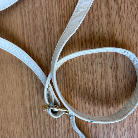 Pantera vintage white crossbody leather hand bag - Picture 9 of 9
